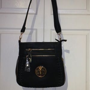 Black cross body bag